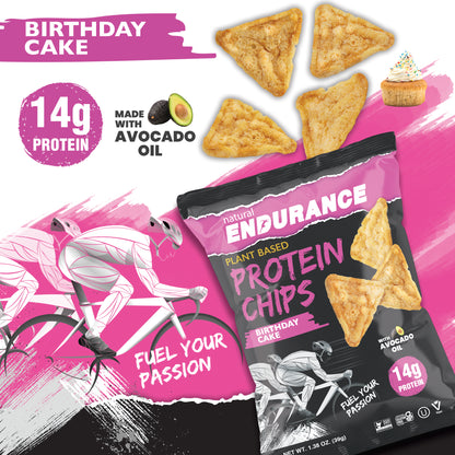 Birthday Cake Protein Chips