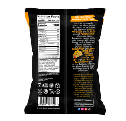 Taco flavored Protein Chips Soy Free