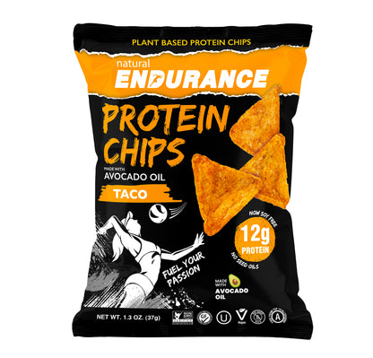 Taco flavored Protein Chips Soy Free